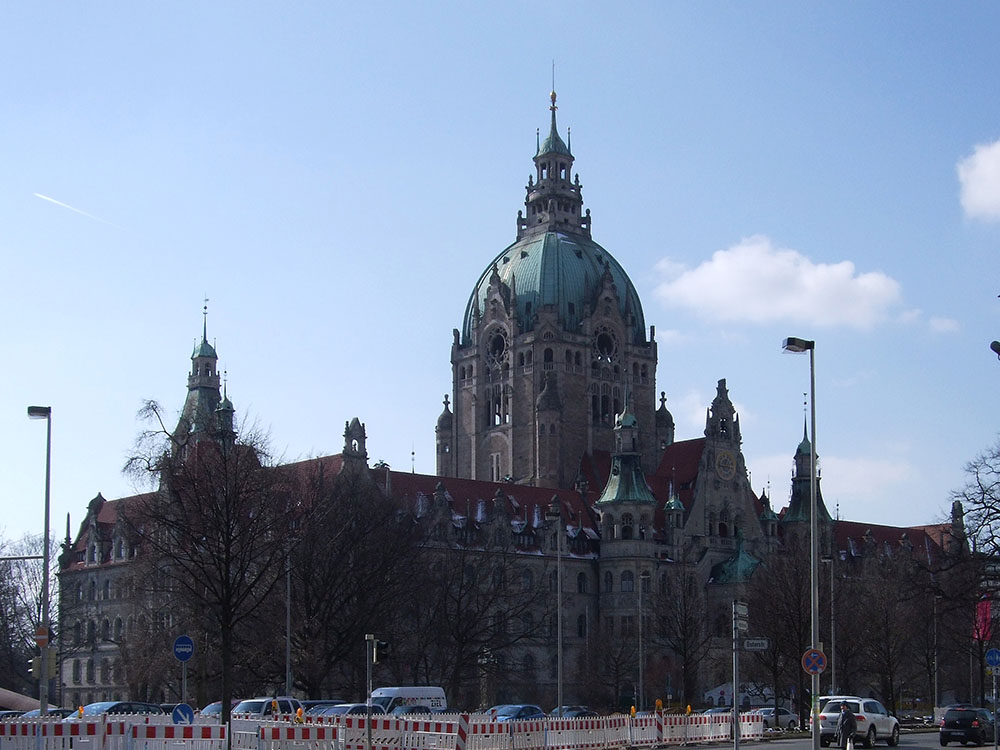 textneues Rathaus Hannover